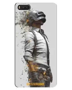 Чохол для Xiaomi Mi8 з картинкою «PUBG — боєць у пилу»