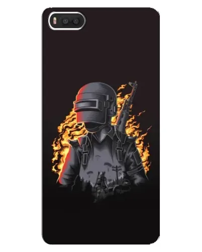 Чохол для Xiaomi Mi8 з картинкою «PUBG — вогняний силует» Чохол для Xiaomi Mi8 з картинкою «PUBG — вогняний силует»