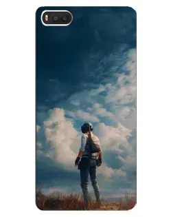 Чохол для Xiaomi Mi8 з картинкою «Герой PUBG на скелі»