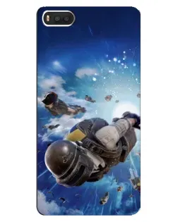 Чохол для Xiaomi Mi8 з картинкою «Десант PUBG — стрибок»