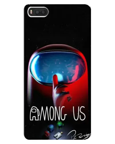 Чохол для Xiaomi Mi8 з картинкою «Червоний імпостер — макро» Чохол для Xiaomi Mi8 з картинкою «Червоний імпостер — макро»