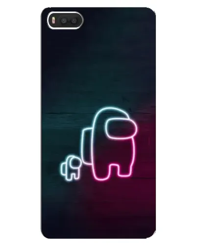Чохол для Xiaomi Mi8 з картинкою «Among Us неон-арт» Чохол для Xiaomi Mi8 з картинкою «Among Us неон-арт»