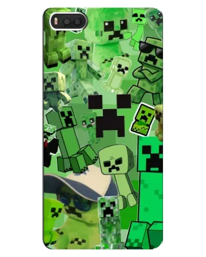 Чохол для Xiaomi Mi8 з картинкою «Кріпери Minecraft» Чохол для Xiaomi Mi8 з картинкою «Кріпери Minecraft»