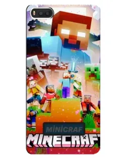 Чохол для Xiaomi Mi8 з картинкою «Minecraft герої гри» Чохол для Xiaomi Mi8 з картинкою «Minecraft герої гри»