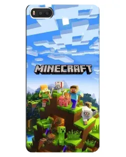 Чохол для Xiaomi Mi8 з картинкою «Minecraft класичний світ»