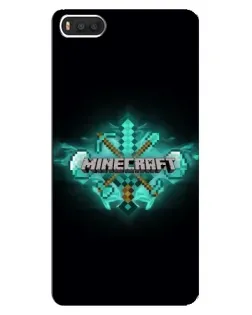 Чохол для Xiaomi Mi8 з картинкою «Minecraft Diamond лого»