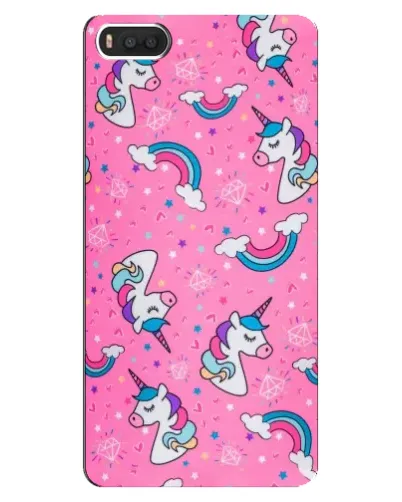 Чехол для Xiaomi Mi8 с картинкой «Unicorn паттерн розовый» Чехол для Xiaomi Mi8 с картинкой «Unicorn паттерн розовый»