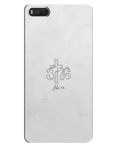 Чохол для Xiaomi Mi8 з картинкою «Івана 3:16 Хрест»