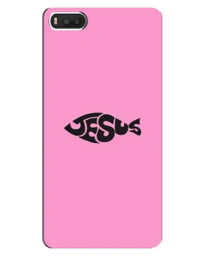 Чохол для Xiaomi Mi8 з картинкою «Рожевий символ Jesus»
