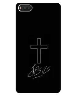 Чехол для Xiaomi Mi8 с картинкой «Графический крест Jesus» Чехол для Xiaomi Mi8 с картинкой «Графический крест Jesus»