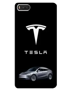 Чохол для Xiaomi Mi8 з картинкою «Tesla Model Y»