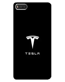 Чохол для Xiaomi Mi8 з картинкою «Tesla White Logo»