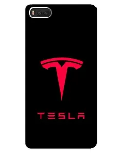 Чохол для Xiaomi Mi8 з картинкою «Tesla Red Logo»