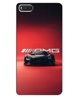 Чохол для Xiaomi Mi8 з картинкою «Mercedes AMG — червона лінія»