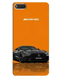 Чохол для Xiaomi Mi8 з картинкою «Помаранчевий Mercedes AMG»