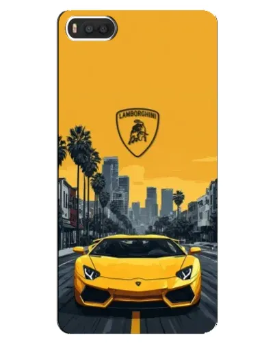 Чохол для Xiaomi Mi8 з картинкою «Жовтий Lamborghini місто» Чохол для Xiaomi Mi8 з картинкою «Жовтий Lamborghini місто»