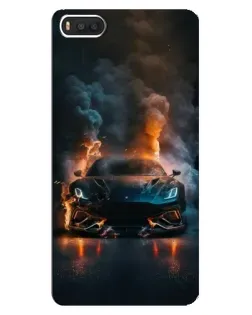 Чохол для Xiaomi Mi8 з картинкою «Lamborghini димна естетика»