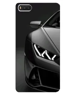 Чохол для Xiaomi Mi8 з картинкою «Lamborghini фари деталізація»