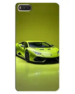 Чохол для Xiaomi Mi8 з картинкою «Салатовий Lamborghini Huracan»