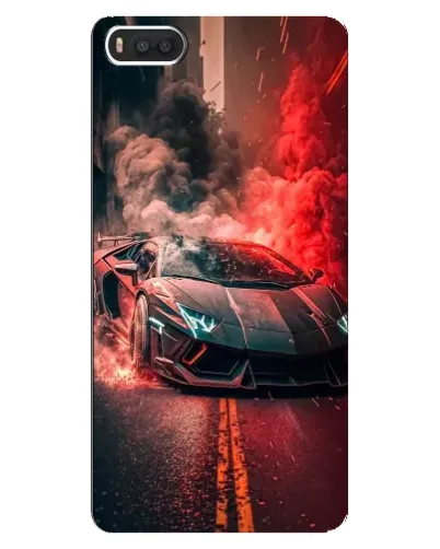 Чохол для Xiaomi Mi8 з картинкою «Lamborghini червоний дим» Чохол для Xiaomi Mi8 з картинкою «Lamborghini червоний дим»