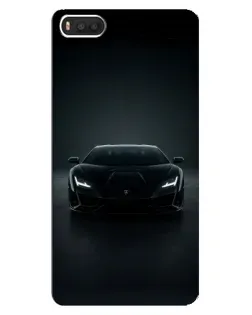 Чохол для Xiaomi Mi8 з картинкою «Чорний Lamborghini Aventador»