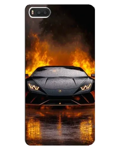 Чохол для Xiaomi Mi8 з картинкою «Lamborghini у вогні» Чохол для Xiaomi Mi8 з картинкою «Lamborghini у вогні»