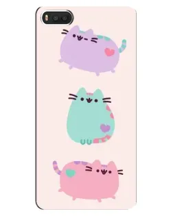 Чохол для Xiaomi Mi8 з картинкою «Pusheen тріо» Чохол для Xiaomi Mi8 з картинкою «Pusheen тріо»