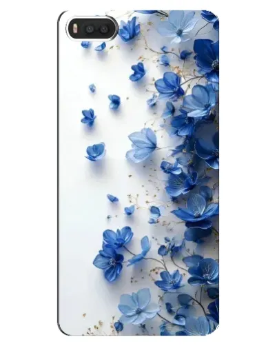 Чехол для Xiaomi Mi8 с картинкой «Голубой цветочный каскад» Чехол для Xiaomi Mi8 с картинкой «Голубой цветочный каскад»