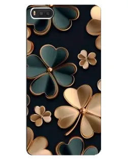 Чехол для Xiaomi Mi8 с картинкой «Клевер в золоте» Чехол для Xiaomi Mi8 с картинкой «Клевер в золоте»