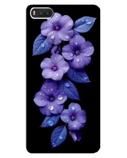 Чехол для Xiaomi Mi8 с картинкой «Фиолетовые цветы с росою» Чехол для Xiaomi Mi8 с картинкой «Фиолетовые цветы с росою»
