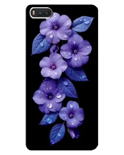 Чехол для Xiaomi Mi8 с картинкой «Фиолетовые цветы с росою» Чехол для Xiaomi Mi8 с картинкой «Фиолетовые цветы с росою»