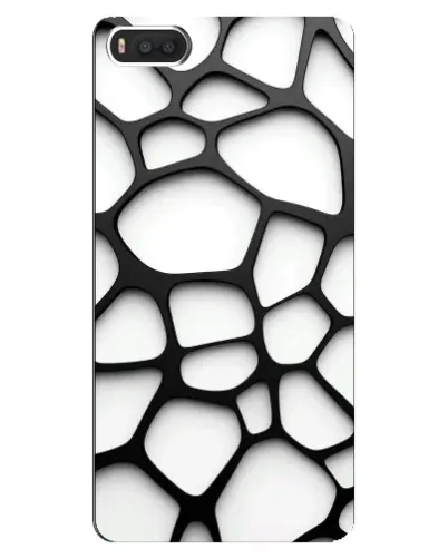 Чехол для Xiaomi Mi8 с картинкой «Белая объемная сетка» Чехол для Xiaomi Mi8 с картинкой «Белая объемная сетка»