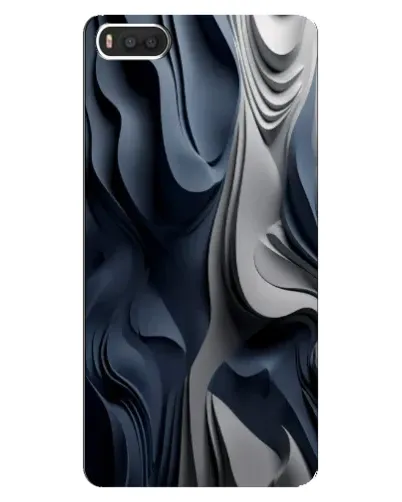 Чехол для Xiaomi Mi8 с картинкой «Объемные синие складки» Чехол для Xiaomi Mi8 с картинкой «Объемные синие складки»