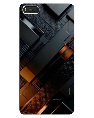 Чехол для Xiaomi Mi8 с картинкой «Черные геометрические блоки» Чехол для Xiaomi Mi8 с картинкой «Черные геометрические блоки»