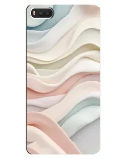 Чехол для Xiaomi Mi8 с картинкой «Пастельные нежные волны»