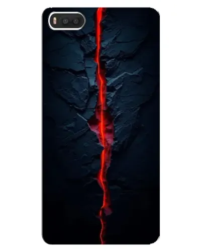 Чехол для Xiaomi Mi8 с картинкой «Kрасная лавовая трещина» Чехол для Xiaomi Mi8 с картинкой «Kрасная лавовая трещина»