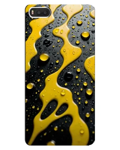 Чехол для Xiaomi Mi8 с картинкой «Жидкое желтое золото» Чехол для Xiaomi Mi8 с картинкой «Жидкое желтое золото»