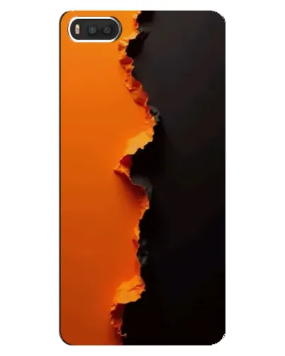 Чехол для Xiaomi Mi8 с картинкой «Оранжевый разлом» Чехол для Xiaomi Mi8 с картинкой «Оранжевый разлом»