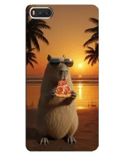 Чохол для Xiaomi Mi8 з картинкою «Капібара з піцою» Чохол для Xiaomi Mi8 з картинкою «Капібара з піцою»