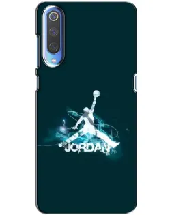 Чехол для Xiaomi Mi 9 с картинкой «Jordan Blue Fire» Чехол для Xiaomi Mi 9 с картинкой «Jordan Blue Fire»