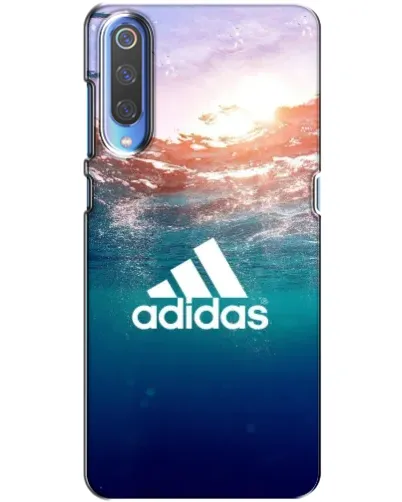 Чехол для Xiaomi Mi 9 с картинкой «Океанская глубина адидас»