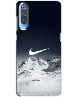 Чехол для Xiaomi Mi 9 с картинкой «Nike — зимние горы» Чехол для Xiaomi Mi 9 с картинкой «Nike — зимние горы»