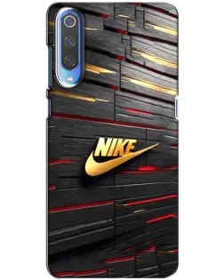 Чехол для Xiaomi Mi 9 с картинкой «Золотой Nike на металле» Чехол для Xiaomi Mi 9 с картинкой «Золотой Nike на металле»