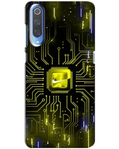 Чехол для Xiaomi Mi 9 с картинкой «Nike — золотая искра» Чехол для Xiaomi Mi 9 с картинкой «Nike — золотая искра»