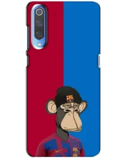 Чохол для Xiaomi Mi 9 з картинкою «Bored Ape — фанат Барси»