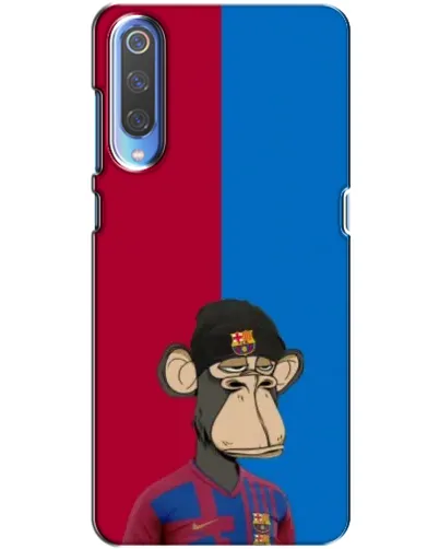 Чехол для Xiaomi Mi 9 с картинкой «Bored Ape — фанат Барсы» Чехол для Xiaomi Mi 9 с картинкой «Bored Ape — фанат Барсы»