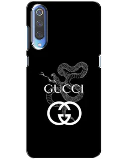 Чохол для Xiaomi Mi 9 з картинкою «Gucci — срібна змія»
