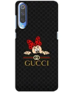 Чохол для Xiaomi Mi 9 з картинкою «Мінні Маус Gucci — чорний»