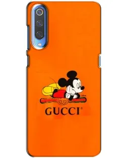Чохол для Xiaomi Mi 9 з картинкою «Міккі Маус Gucci — помаранч»