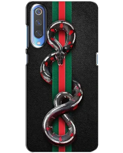 Чехол для Xiaomi Mi 9 с картинкой «Gucci — змея на полосе» Чехол для Xiaomi Mi 9 с картинкой «Gucci — змея на полосе»